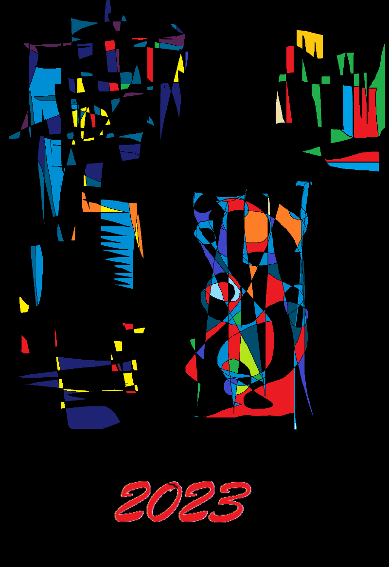 Une scène artistique animée dans une galerie d'art contemporain parisienne, avec des visiteurs divers regardant des peintures acryliques vibrantes et abstraites, reflétant la fusion de la culture française et de l'art moderne, des verres de vin et des canapés confortables parsèment l'espace, la lumière douce accentue les couleurs des œuvres exposées